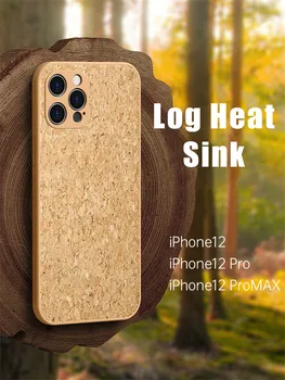 Luxusní Dřevo Obilí Měkký Ochranný Kryt Proti Pádu Mobilní Telefon Pouzdro pro Iphone 13 12 11 Pro Max 6 6S 7 8 Plus X XS XR Zadní Kryt