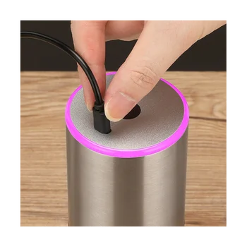 Přenosný Mlýnek na Kávu Elektrické USB Dobíjecí Kávových Zrn Mletí Automatické Bean Mlýnek pro Kuchyňské Domů-Stříbro