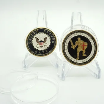 5kusů/lot Spojených státech Navy Challenge Rytíř mincí, Dát na Celou Boží Zbroj, Sběratelská Pamětní Mince
