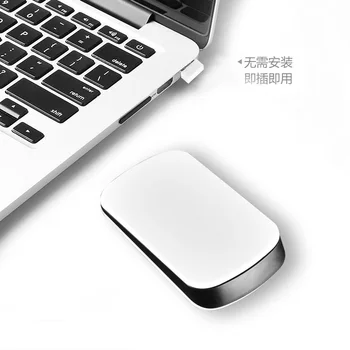 Nový tichý Ultralight Portable 2.4 G Bezdrátová Myš Touch Tvůrčí Myš