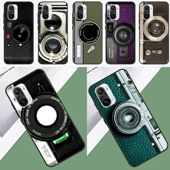 Retro Fotoaparát Pro POCO X5 X3 F5 Pro F4 X4 GT M5 C40 F3 Telefon Pouzdro Pro Xiaomi 11T 12T Pro 12 13 Lite 12X
