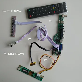 1 CCFL lampy USB LCD LED AUDIO VGA HDMI kompatibilní AV TV kit Controller driver Board Pro M141NWW1 1280X800 14.1