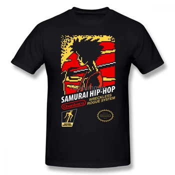 Samuraj Tričko Samuraj Hip Hop T-Shirt Graphic 5X Tričko Muž Krátké, Vtipné Rukávem Casual 100% Bavlna Tričko