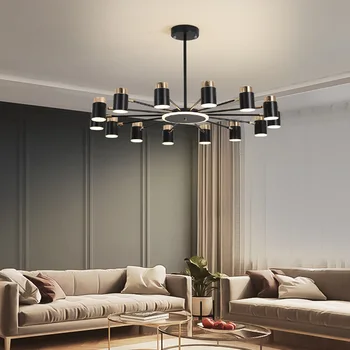 LED obývací pokoj lustr Severské moderní minimalistický nový styl lustr minimalistický tvůrčí individuální osvětlení ložnice