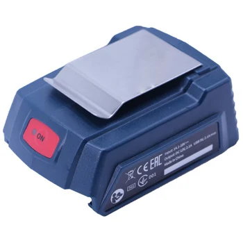 Vhodné pro GAA18-24 USB Adaptér Rozhraní s kontrolkou Nabíjení Poklad Vhodná pro 14,4-18V