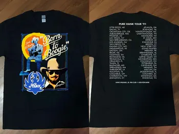 Hank Williams Jr Čisté Hanka Tour 1991 tričko Hank Williams