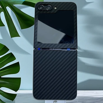 Hot Real Uhlíkových Vláken Hard Case Pro Samsung Galaxy Z 5 Flip Pouzdro Ultra-Tenké High-end Aramid Fiber Kryt Galaxy Z Flip 4