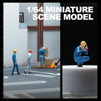 Pryskyřice 1/64 Měřítku číselné Údaje Model pro Miniaturní Scény Dekor Písek Rozložení Tabulky Dekorace DIY Projekty Příslušenství