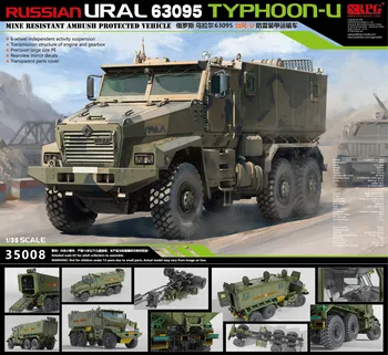 RPG Model, 35008 1/35 ruský URAL 63095 Tajfun-U Mine Resistant Ambush Protected Vehicle Model Kit Sestavit