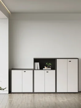 Minimalistický moderní nízké skříně Kancelářské skříně Skladování kartotéce Patro kabinet Skladování čaje kabinet Skladování boční skříňka s