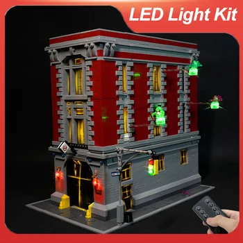 Led Světlo Sada pro Budovy City Street 75827 Ghostbusters Stanici Velitelství Kompatibilní 16001 Bloky Osvětlení Nastavit