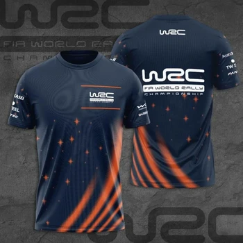 Letní WRC kreativní 3D tisk pánské rychleschnoucí prodyšný T-shirt pánské sportovní velké velikosti pánské oblečení