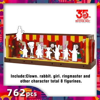 úžasné digitální cirkus hraček jax pomni postavy, akční figurky stavební bloky klaun cihly králík Děti dárek k narozeninám