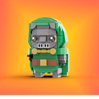 ABS Plast Doktor Doom BRICKHEADZ Stavební Bloky Mini Akční Obrázek Hračky