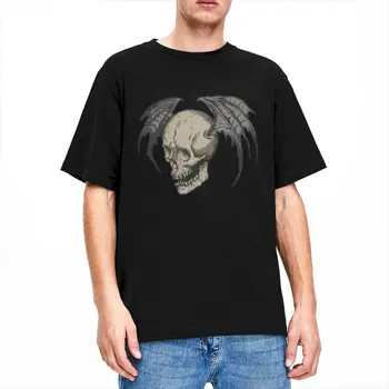 Muži Dámské Tričko Retro Avenged Sevenfold Vtipné Čistá Bavlna Krátký Rukáv Kostra Deathbat T Košile Crewneck Oblečení Plus Velikost