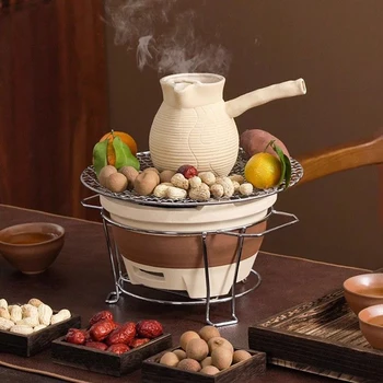 keramické konvice na čaj, Čaj, vařič 500ml Květinové Konvice Dekorativní Konvice Kotel Kameninové Vařící konvice na Čaj čínský čaj hrnce
