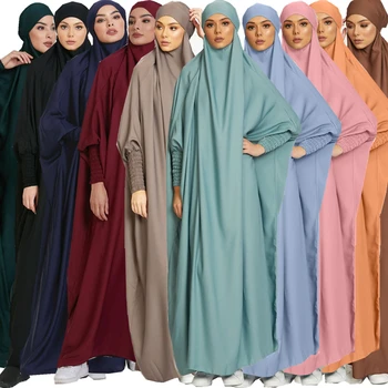 Ramadán hadřík Pro Ženy arabština s Kapucí Abaya 2023 Muslimský Eid Modlitby, Islámské Dlouhé Šaty Jaro v Zimě