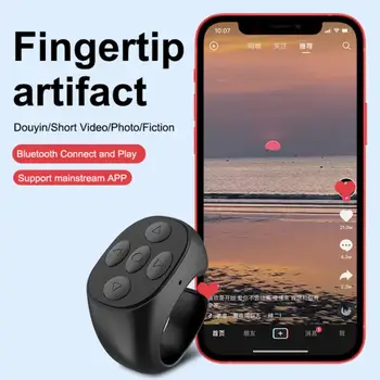 Bezdrátová Herní Prst Myš Dálkové Ovládání Rukojeť Adaptér Gaming Mause Stránky Funkce Tablet, Mobilní Telefon Android, iOS