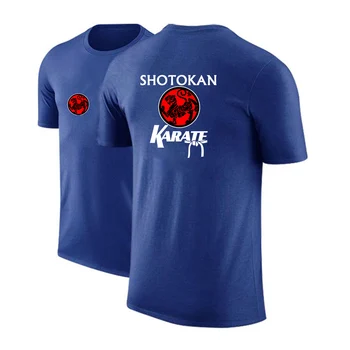 Shotokan Karate, Bujinkan Dojo 2023 Létě Nový Tisk Bavlna Krátký Rukáv Muž Rychlé Suché Kolem Krku Sportovní Vysoce Kvalitní T-Shirt