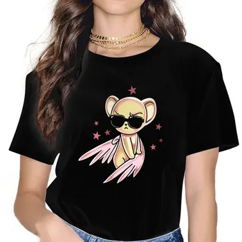 Sassy Kero Roztomilé Dívky Ženy T-Shirt Cardcaptor Sakura vzpomínky se její povaha změnila Li CCS Anime Blusas Harajuku Neformální Krátký Rukáv Vintage Topy
