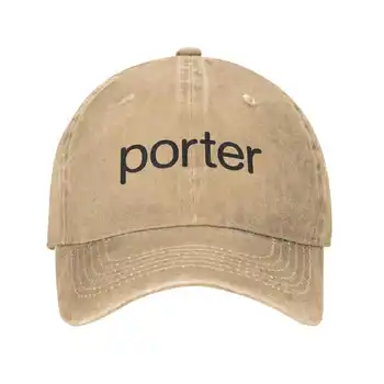 Porter Airlines Kvalitní Logo Denim cap kšiltovka Pletená čepice