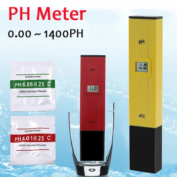 PH Metr Tester Analýzu Detektor Pitné Vody Fish Tank Vody, PH Test Pero 0.00 ~ 1400PH Rozsah Měření Pro Bazén