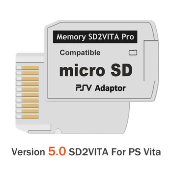 V5.0 SD2VITA Pro PSV 1000/2000 Adaptér Pro PS Vita Henkaku 3.60 Micro SD Karty, Herní Karta