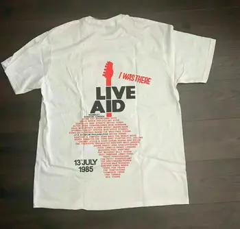 Live Aid Globální Jukebox Gildan TRIČKO Novým Designem Mm