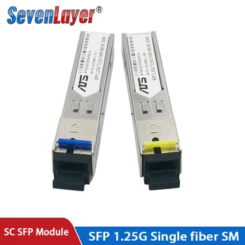 SFP Modul 1.25 G SC BiDi 1310nm/1550nm WDM switch SFP Transceiver modul s Vypínačem s DDM Funkce Kompatibilní s Mikrotik