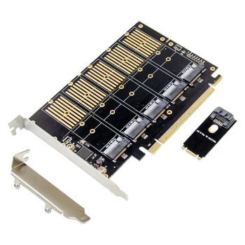 Pcie X16 M. 2 Key B Nvme SSD Karty Adaptéru, Jak je Znázorněno PCB SSD Adaptér Karty NGFF SSD Rozšiřující Karty