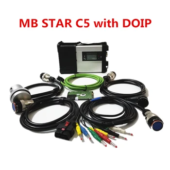MB Star C5 Star Diagnózy Multiplexer SD Připojení C5 s DOIP Funkce Xentry DAS EP.C Auto Truck Diagnostický Nástroj, MB STAR C4, WIFI