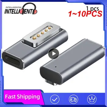 1~10KS Typ C Magnetický USB PD Adaptér pro 1 2 MacBook USB C Samice Rychlé Nabíjení Magnet Plug