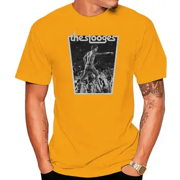 Iggy Pop A The Stooges Live Punk Koncert Tee T-Shirt Pánské Kvalitní Tričko