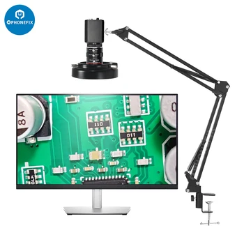2MP 1080P HD 60fps Webcam Elektronický Zoom s 6mm-12mm F1.6 Nízké Zkreslení CCTV Optické Čočky pro Telefon, Notebook Setkání Streaming