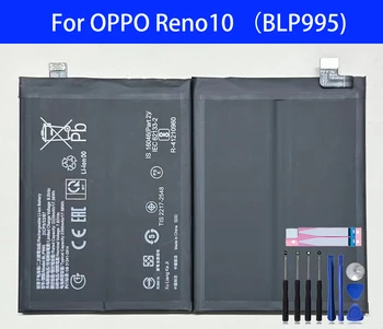 100% vysoká kapacita BLP995 Náhradní Baterie Pro OPPO Reno 10 Baterie+Nářadí