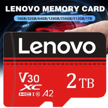 Lenovo vysokorychlostní Paměťové Karty 128 GB 2 TB 1 TB 512 GB 256 GB 64GB 32GB Class 10 Vodotěsné Memoria Micro TF/SD Karty Pro Telefon s Fotoaparátem