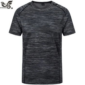 Plus Velikosti 7XL 8XL Cvičení Košile pro Muže v Létě Rychlé Suché Sportovní Posilovna Aktivní T Shirt Odvod Vlhkosti Běží pěší Turistika T-Košile