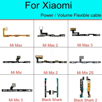 Mute Vypínač On-Off Volume Power Flex Kabel Pro Xiaomi mi MAX Max2 max3 Směs Mix2 mix3 2 3 Black Shark 2 Shark2 Flex Kabel
