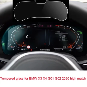 Tvrzené Sklo Ochranná Fólie Screen Protector Pro BMW X3 X4 G01 G02 2020 Auto interiér Přístrojová deska