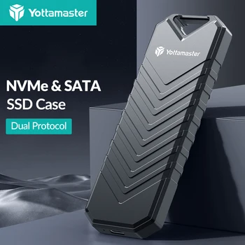 Yottamaster M2 SSD Případě NVMe USB Typu C Gen2 10Gbps PCIe SSD Případě M2 NGFF SATA 5Gbps M. 2 NVME Kryt Disku Box M. 2 SSD Případě