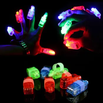 100 Ks / Lot LED Prst Světlo Zářící Oslnit Barevný Laser Emitující Lampy Vánoční Svatební Oslavu, Festival, Strana, výzdoba