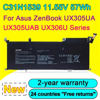 Nové C31PN9H C31N1539 Laptop Baterie Pro Asus ZenBook UX305UA UX305U UX305UAB UX306 UX306UA UX306U Série 57Wh Vysoce Kvalitní