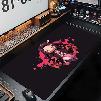 Podložka pod myš D-demon Slayer Hráč Anime Rozšířené Pad Pc Stůl Příslušenství Počítače Gumové non-slip Klávesnice Podložku Můžete Domácnosti koberce