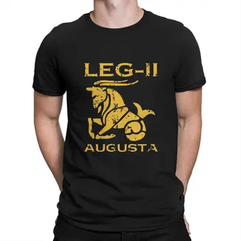 Legio II Augusta T-Košile pro Muže Starověký Řím Vintage Bavlna Trička Kulatý Límec Krátký Rukáv T Košile New Příjezdu Šaty