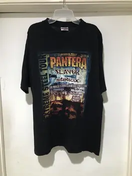 Ročník 2001 Extrémní Oceli Tour T Shirt L Pantera Přemožitelka Statické X Morbid Angel