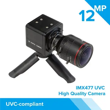 Arducam Vysoce Kvalitní Kompletní USB Kamera Svazek, 12MP 1/2.3 Palcový IMX477 Kamera Modul s 2.8-12mm Varifokální Objektiv C20280M12, Mě