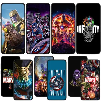 Superhrdina Marvel Avengers Koncovka Měkký Kryt Telefonu pro Xiaomi Poco X3 NFC GT X4 M2 M3 M4 Pro M5 10T 11T 11 12 C40 F3 A3 A2 Případě