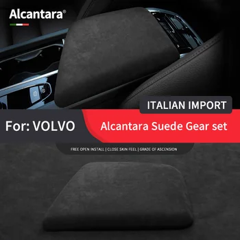Alcantara Pro Volvo Cx60 Speciální středová Loketní opěrka Box Kryt Obrátil Fur All-inclusive Ochranným pláštěm Interiérové Úpravy