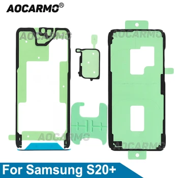 Aocarmo Pro Samsung Galaxy S20+ Plus LCD Displej Pásku Baterie Nálepka Krycí Rámeček Kamery Objektiv Vodotěsné Lepidlo Lepidlo