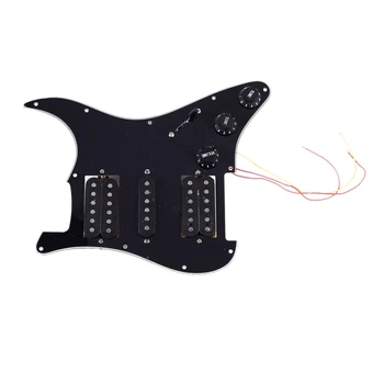 Naložené Prodrátované Elektrická Kytara Pickguard 11 Otvor Hsh Snímače Pre Pevné Single-Coil Humbucker Magnet Snímače